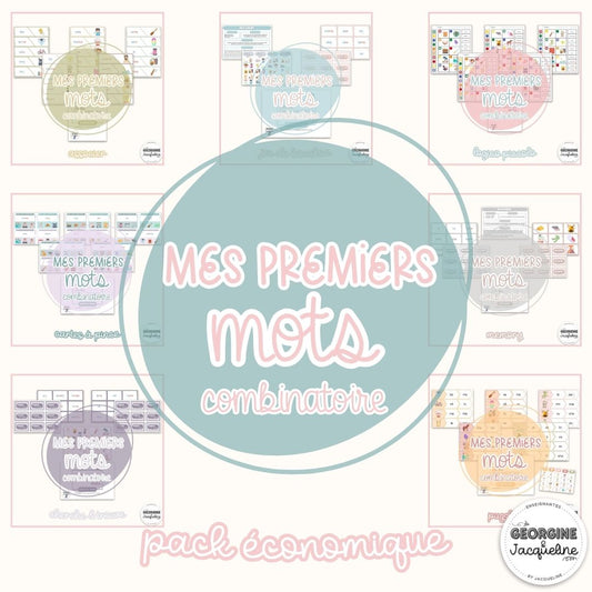 Je lis mes premiers mots – Pack économique (7 ateliers)