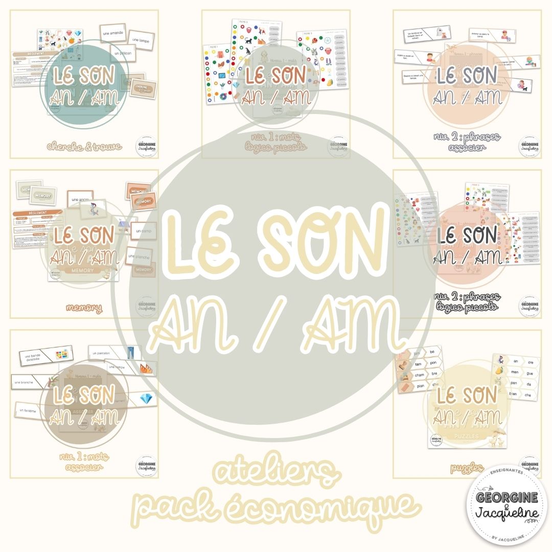 Le son AN/AM – Ateliers - Pack économique